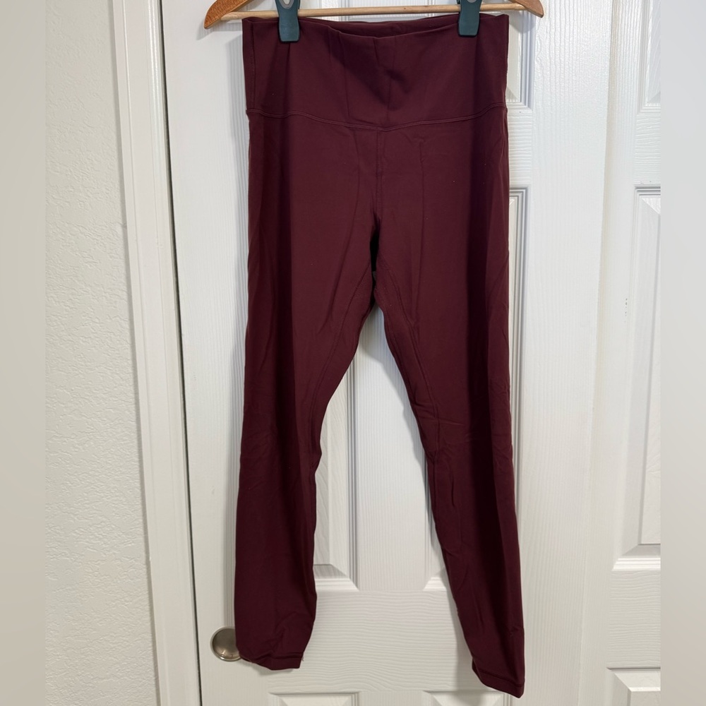 Lululemon athletica Burgundy Leggings